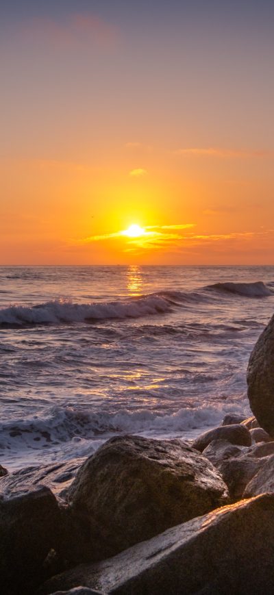 Fond d'écran iPhone Sunset At Buccaneer Beach 4k