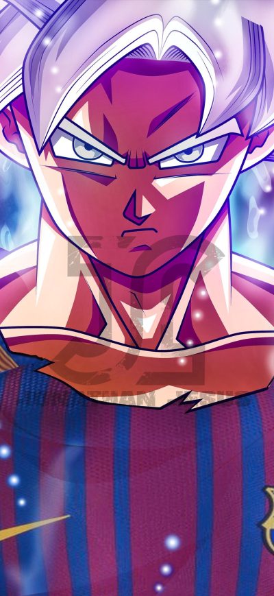 Fond d'écran iPhone Super Saiyan Blue Dragon Ball Super 4k