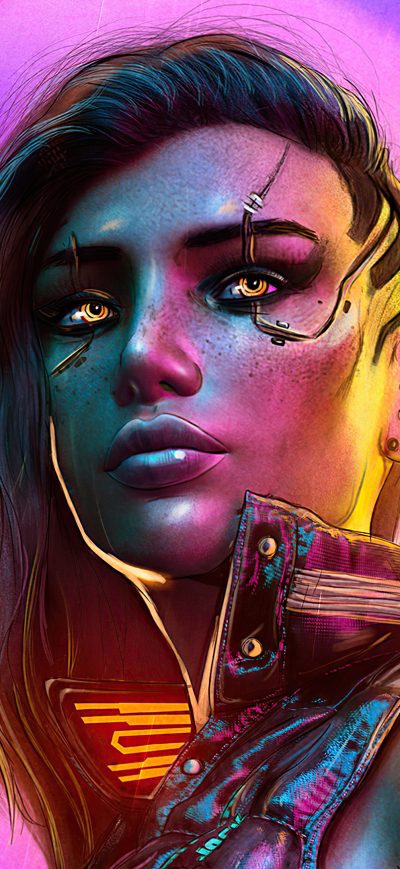 Fond d'écran iPhone Cyberpunk 2077 Style Over Substance 4k