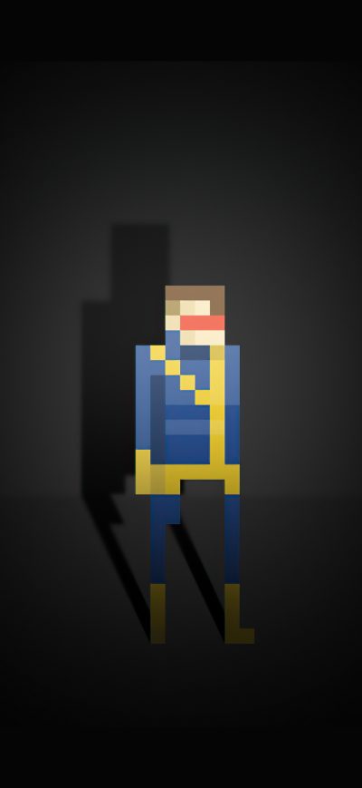 Fond d'écran iPhone Cyclops Pixel Art 5k