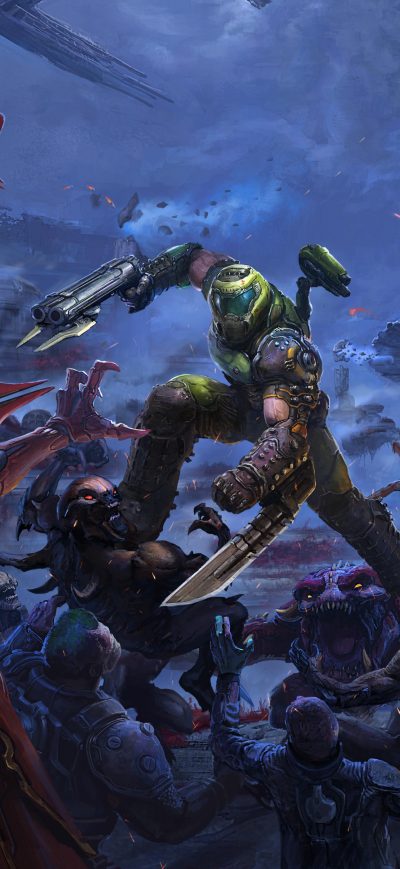 Fond d'écran iPhone Doom Eternal The Ancient Gods 4k