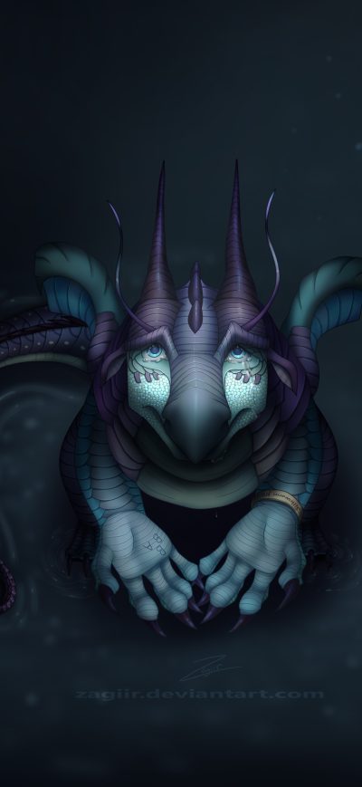 Fond d'écran iPhone Cute Dragon 4k