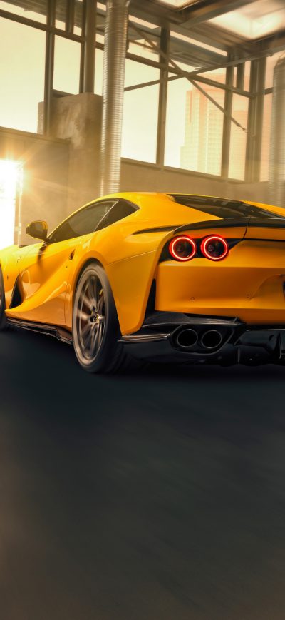 Fond d'écran iPhone 2019 Ferrari 812 Superfast Novitec Rear