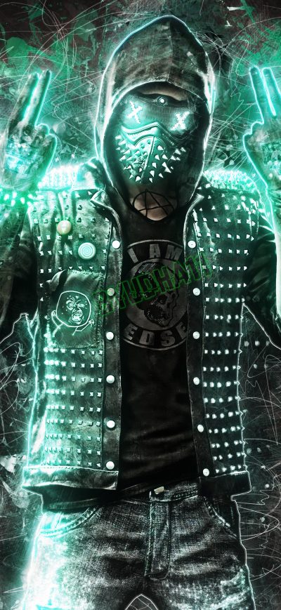 Fond d'écran iPhone Wrench Watch Dogs 2 Fan Art