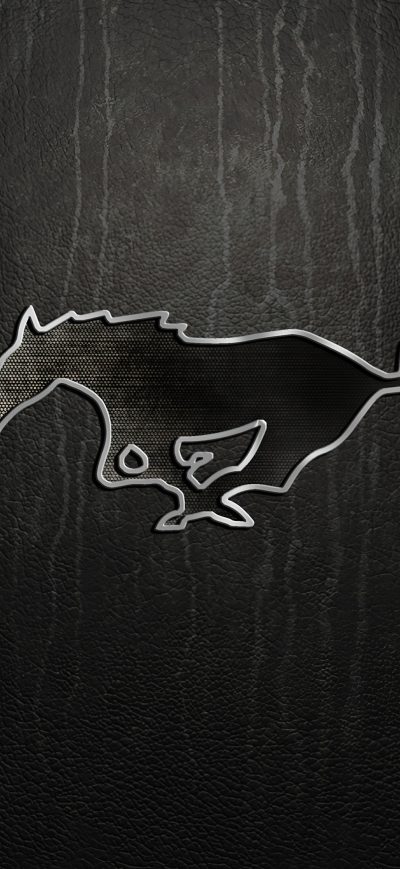 Fond d'écran iPhone Ford Mustang Logo 4k