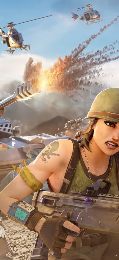 Fond d'écran iPhone Fortnite Operation Sandstorm
