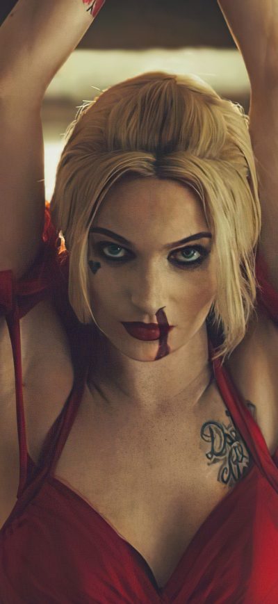 Fond d'écran iPhone Harleuy Quinn Cosplay The Suicide Squad 4k