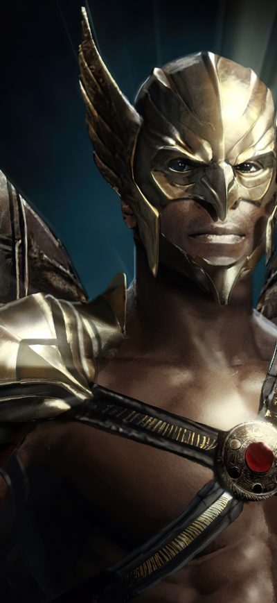 Fond d'écran iPhone Black Adam Hawkman 4k