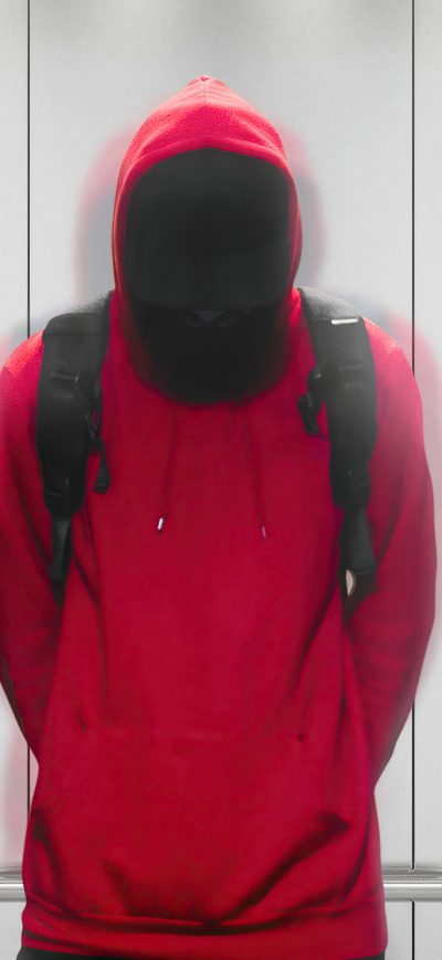 Fond d'écran iPhone Hoodie Guy In Elevator 4k