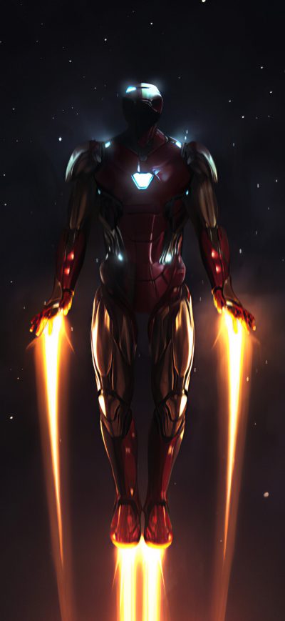 Fond d'écran iPhone 4k Iron Man Take Flight