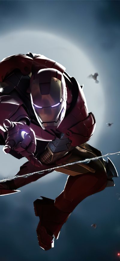 Fond d'écran iPhone Iron Spider 4k