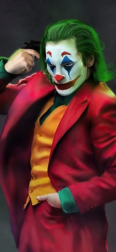 Fond d'écran iPhone Joker On Head Gun Point