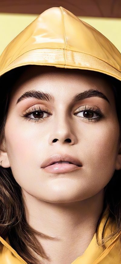 Fond d'écran iPhone Kaia Gerber Vogue 2020 4k