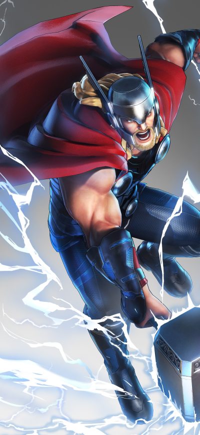 Fond d'écran iPhone Marvel Ultimate Alliance 3 2019 Thor