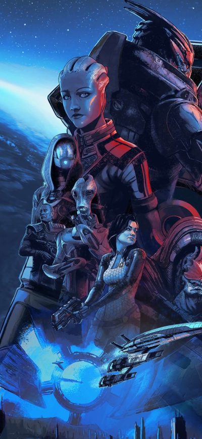 Fond d'écran iPhone Mass Effect 2021