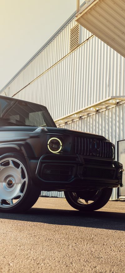 Fond d'écran iPhone Black G Wagon Vossen Matte 10k