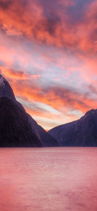 Fond d'écran iPhone Milford Sound New Zealand