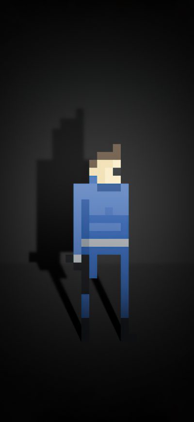 Fond d'écran iPhone Nick Fury Pixel Art 5k