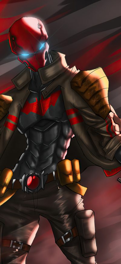 Fond d'écran iPhone Red Hood Sketch Artwork