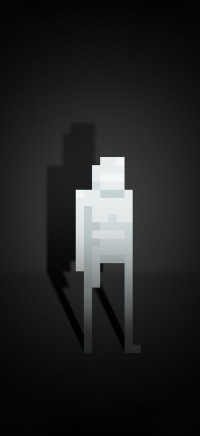 Fond d'écran iPhone Silver Surfer Pixel Art 5k
