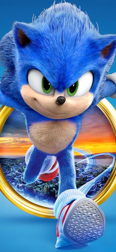 Fond d'écran iPhone Sonic The Hedgehog 2020 4k