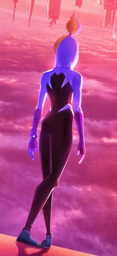 Fond d'écran iPhone Gwen Stacy Spiderman Across The Spiderverse