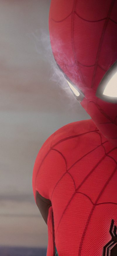 Fond d'écran iPhone Spider Man Far From Home Glowing Eyes