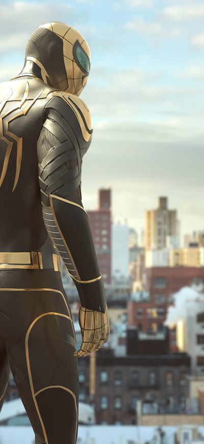 Fond d'écran iPhone Wakandan Armor Spiderman