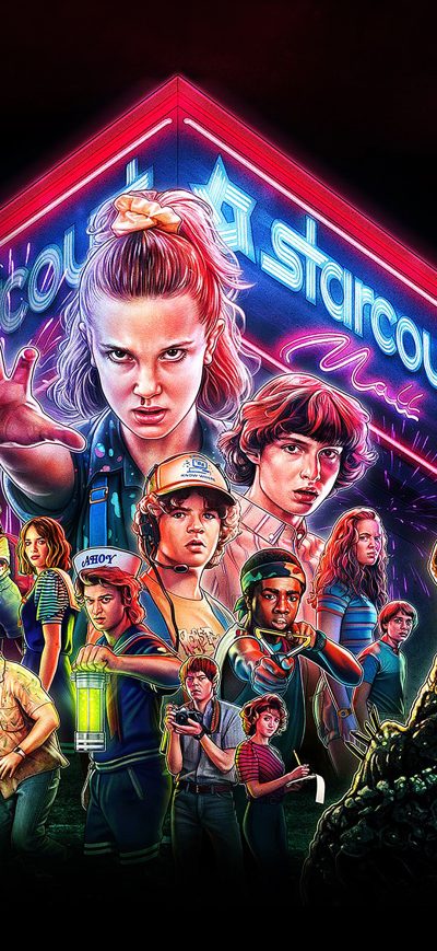 Fond d'écran iPhone Stranger Things Season 3 5k