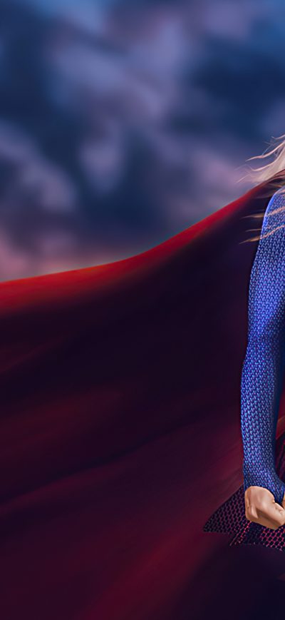 Fond d'écran iPhone Supergirl 2020 Art 4k