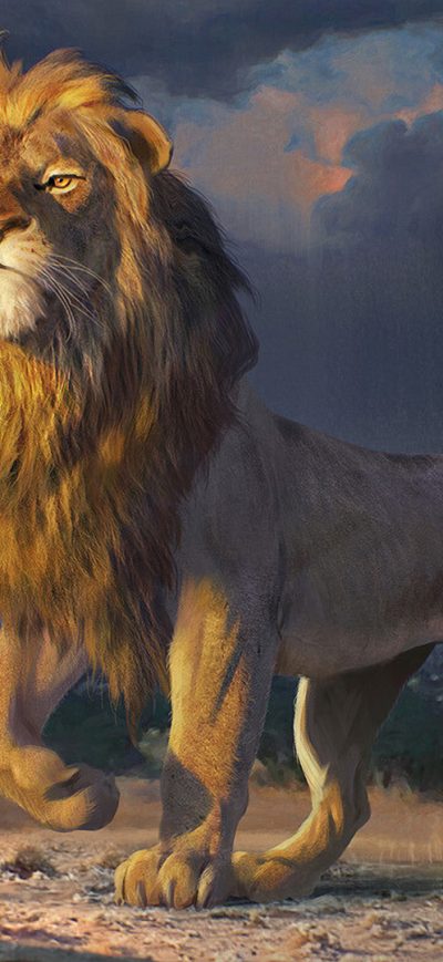Fond d'écran iPhone Simba Artwork