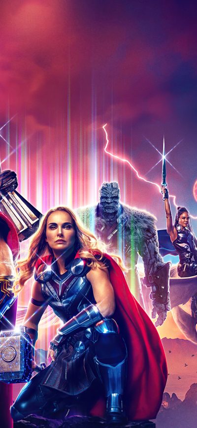 Fond d'écran iPhone 2022 Thor Love And Thunder Movie 5k