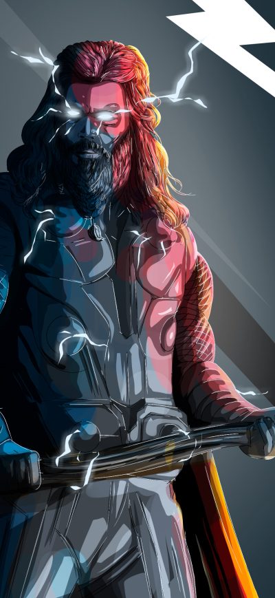 Fond d'écran iPhone Thor Stormbreaker