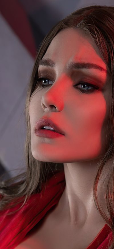 Fond d'écran iPhone Scarlet Witch Cosplay 4k