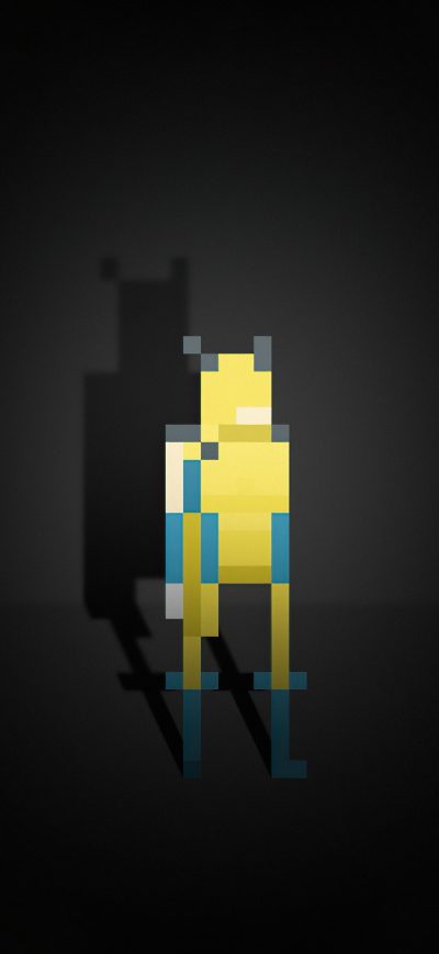 Fond d'écran iPhone Wolverine Pixel Art 5k