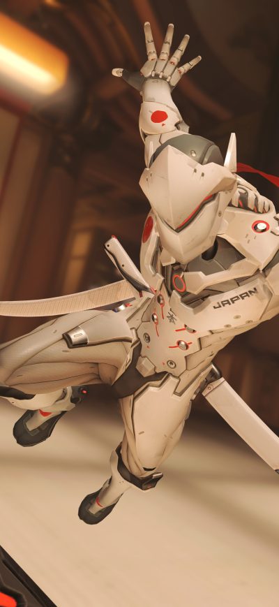 Fond d'écran iPhone Genji Overwatch Gameplay