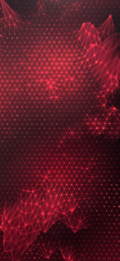 Fond d'écran iPhone Low Poly Red Triangle Art Abstract