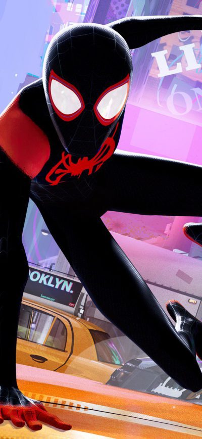 Fond d'écran iPhone Spider Man Into The Spider Verse Chinese Poster