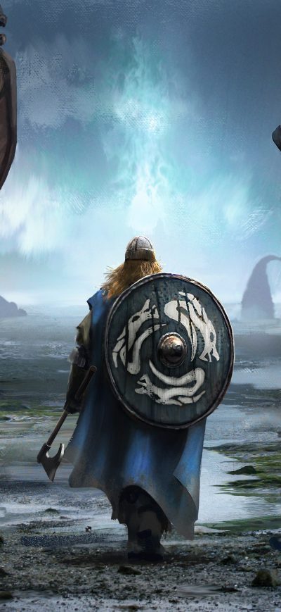 Fond d'écran Viking Artwork sur iPhone