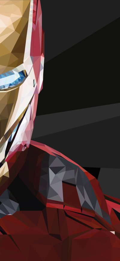 Fond d'écran iPhone Iron Man Low Poly