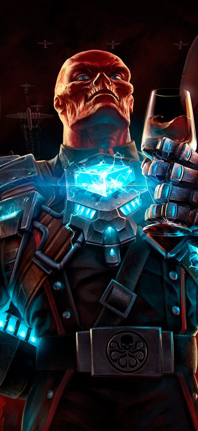 Fond d'écran Red Skull Contest Of Champions 4k sur iPhone