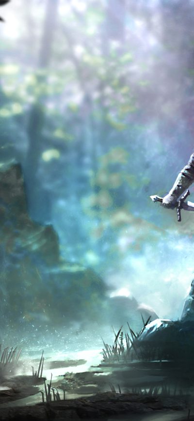 Fond d'écran ELEX Game Artwork 5k sur iPhone