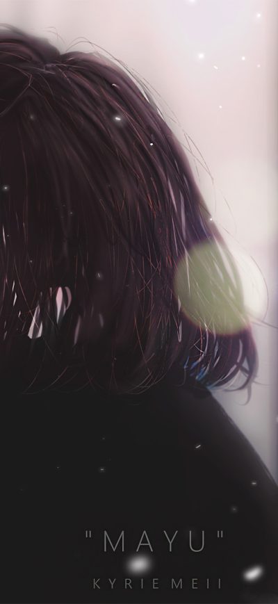 Fond d'écran Anime Girl Arts sur iPhone