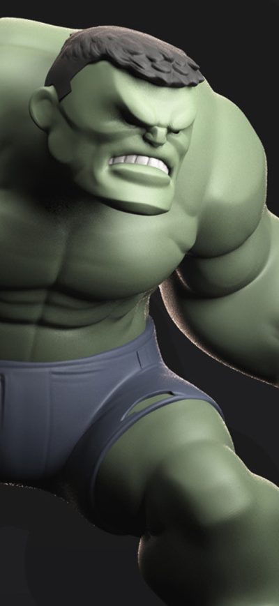 Fond d'écran iPhone Hulk 3d Avengers Infinity War