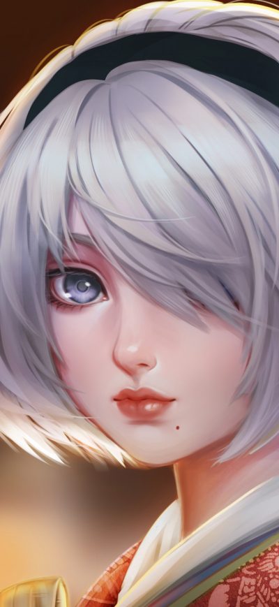 Fond d'écran iPhone 2b Nier Automata Anime Girls