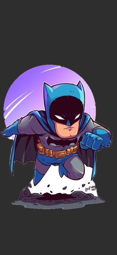Fond d'écran Batman Minimalist sur iPhone