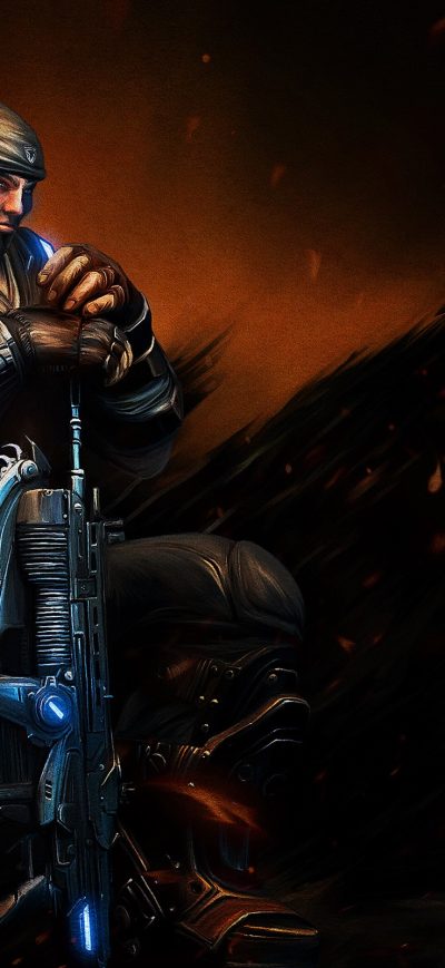 Fond d'écran iPhone Sergeant Gears Of War