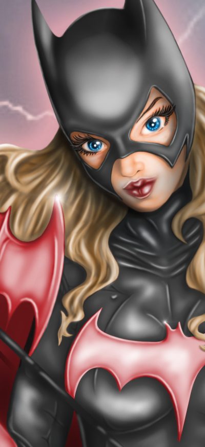 Fond d'écran iPhone Batwoman Digital Painting