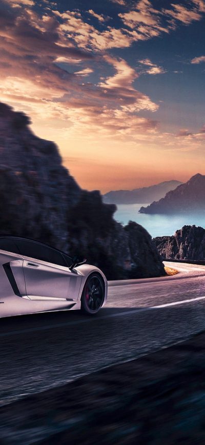 Fond d'écran Lamborghini Artwork sur iPhone