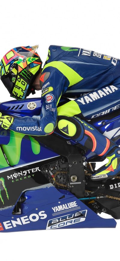 Fond d'écran iPhone Motogp Valentino Rossi Yamaha YZR M1